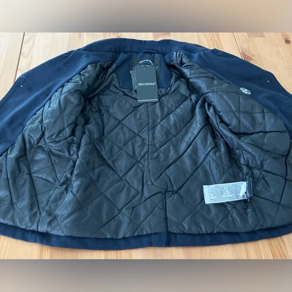 NWT Urban Republic Kids Navy Peacoat Nautical Classic Size 4